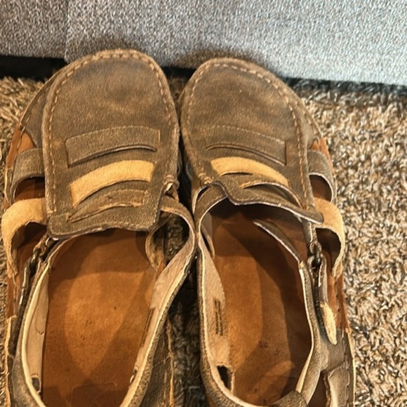 Twisted X Tan and Brown Leather men’s Sandals main image 4